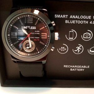New Limitless Men’s SU-2571-B Analog Smart Watch